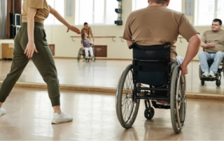 Clases baile inclusivo aspaym málaga