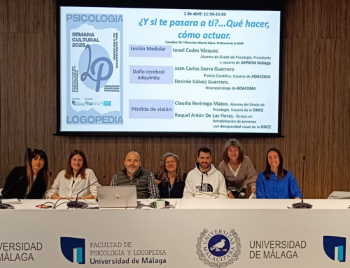 ASPAYM Málaga participa en las Jornadas de la Semana Cultural de la Facultad de Psicología de la UMA