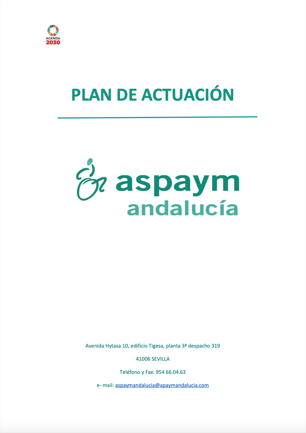 Plan de actuación 2024 ASPAYM Andalucía