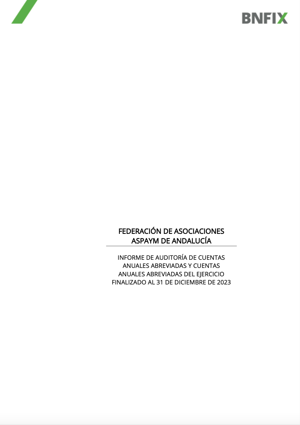 Informe auditor_FED. ASPAYM ANDALUCIA 2023