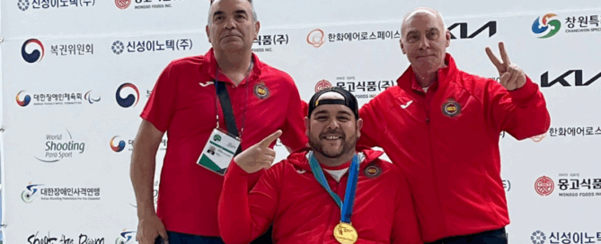 Carlos Linares campeón Copa del Mundo tiro paralímpico