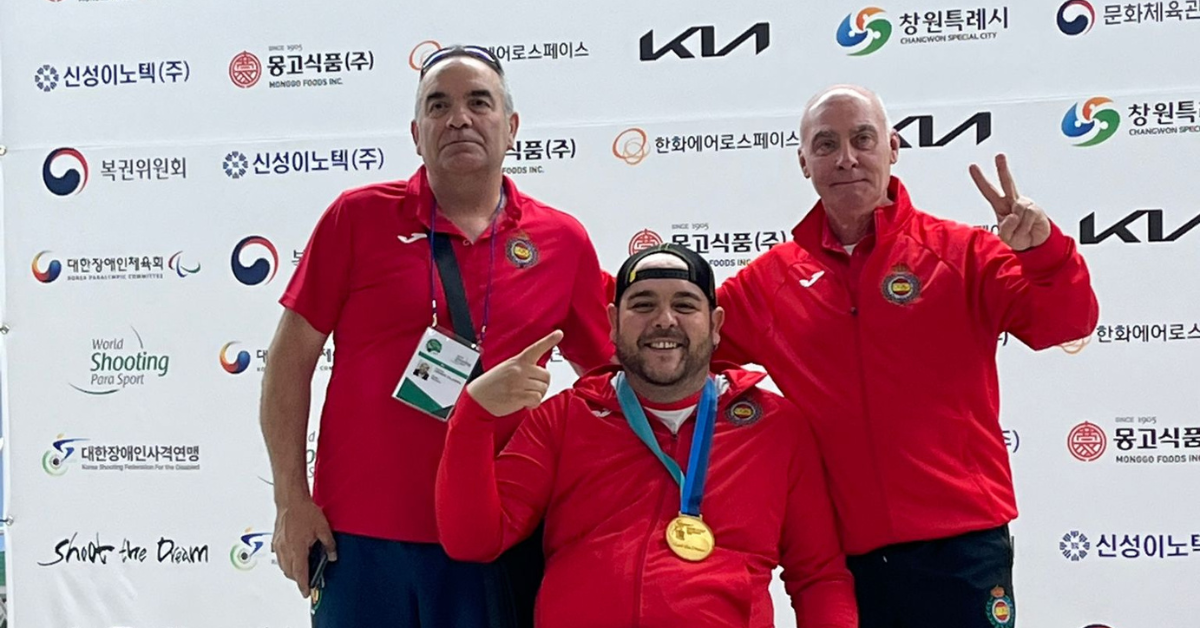 Carlos Linares campeón Copa del Mundo tiro paralímpico