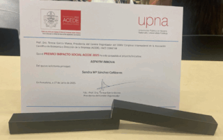 Reconocimiento al proyecto ASPAYM INNOVA en el 39º Congreso Internacional ACEDE