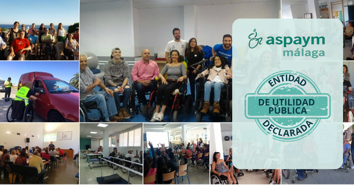 ASPAYM Málaga, declarada entidad de utilidad pública