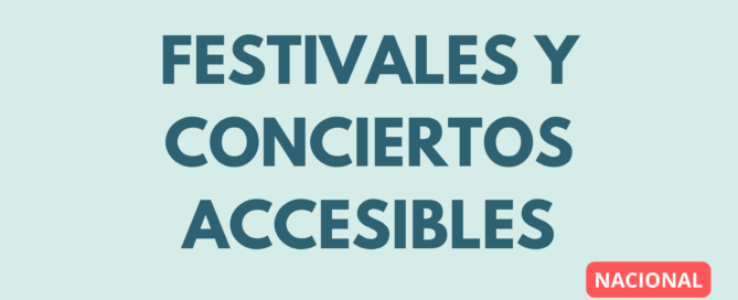 ASESORA - festivales accesibles personas discapacidad