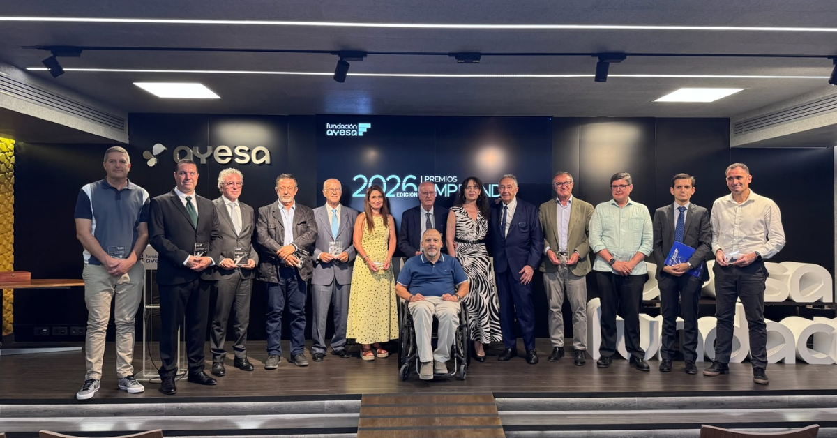 Premio Emprendis 2026 concedido a ASPAYM Málaga por su proyecto de inserción laboral.