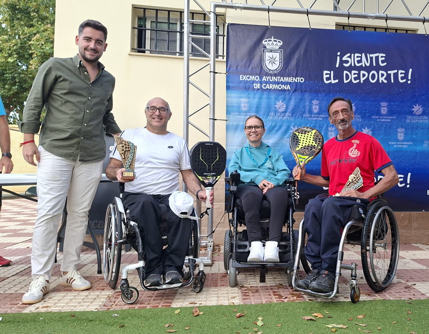 II Torneo de Pádel Inclusivo de ASPAYM Sevilla celebrado en Carmona en octubre de 2026